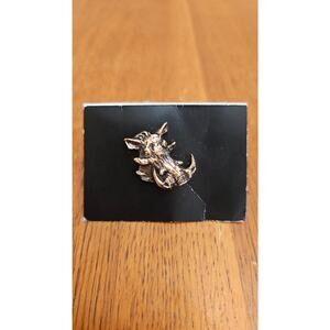 Pewter WartHog‎ Lapel Pin